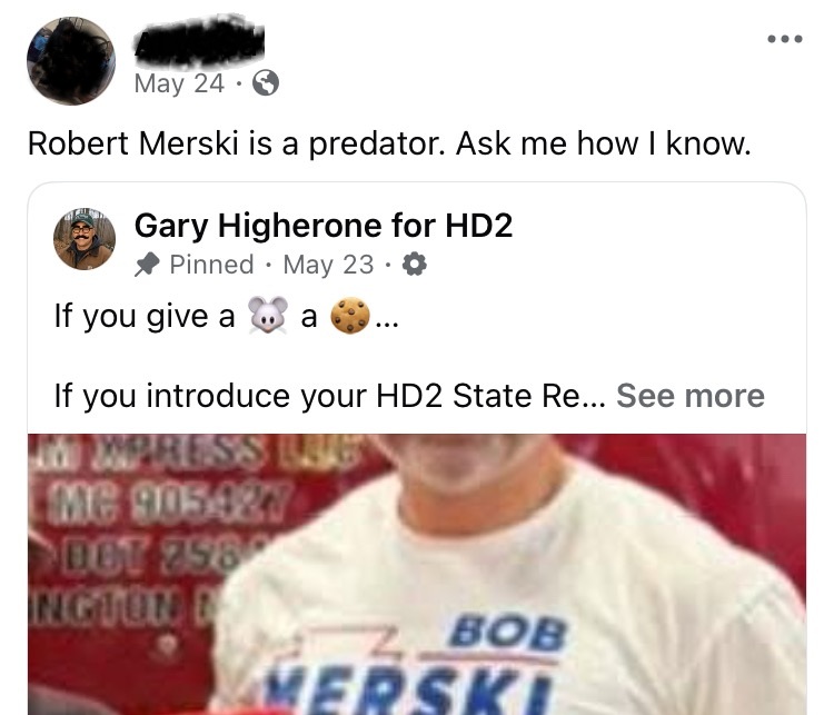 Mom of teen shares post calling out Bob Merski for being a predator